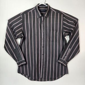 VTG 80s Levis Shirt Mens L Chore Wear Brush Popper Button Down Western Cowboy‎